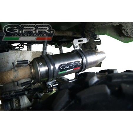 Scarico GPR Deeptone ATV per Artic Cat Trv 700 dal 2009 al 2016 omologato