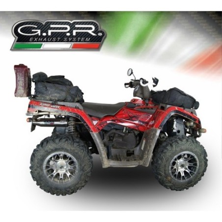 Scarico GPR Deeptone ATV per Can Am Can Am 400 dal 2005 al 2011 omologato