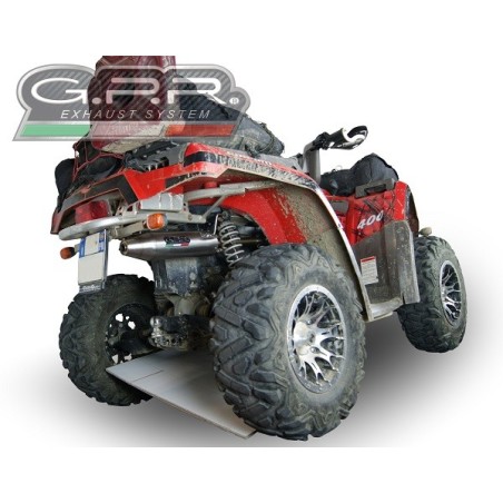 Scarico GPR Deeptone ATV per Can Am Can Am 400 dal 2005 al 2011 omologato