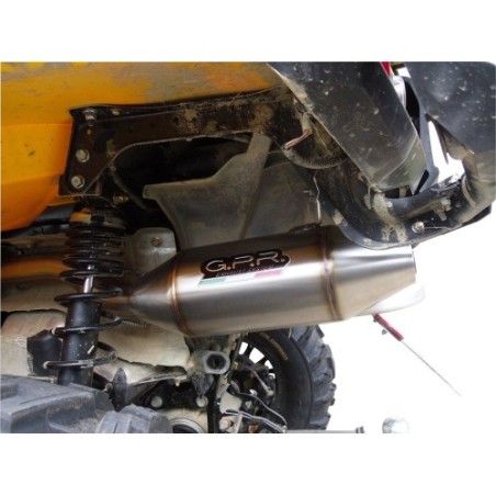 Scarico GPR Deeptone ATV per Can Am Outlander 570 Max dal 2016 al 2017 omologato