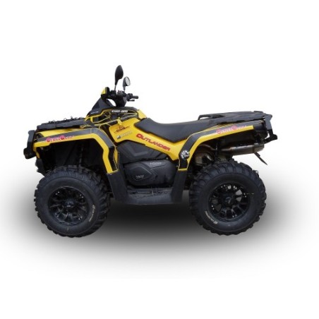 Scarico GPR Deeptone ATV per Can Am Outlander 650 dal 2013 al 2023 omologato