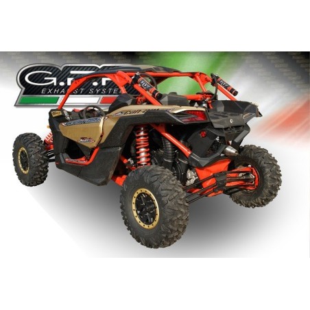 Scarico GPR Deeptone ATV per Can Am Maverick X3 Turbo Buggy dal 2017 al 2024 omologato