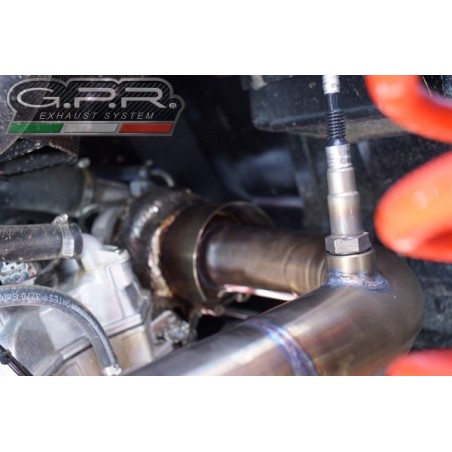 Scarico GPR Deeptone ATV per Can Am Maverick X3 Turbo Buggy dal 2017 al 2024 omologato