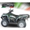 Scarico GPR Deeptone ATV per Kawasaki KVF 750 dal 2005 al 2011 omologato