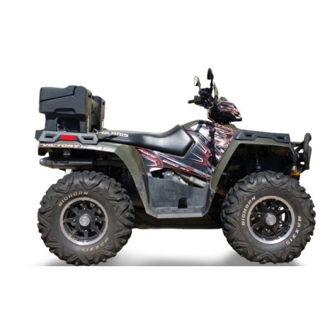 Scarico GPR Deeptone ATV per Polaris Sportsman 800 E - E XR 1 dal 2008 al 2014 omologato