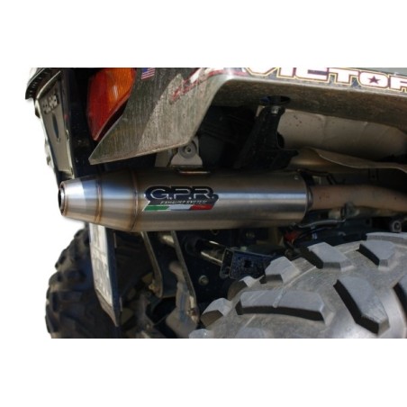 Scarico GPR Deeptone ATV per Polaris Sportsman 800 E - E XR 1 dal 2008 al 2014 omologato