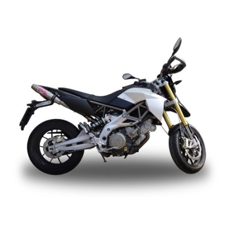 Scarico GPR Deeptone Inox per Aprilia Shiver 750 Gt dal 2007 al 2016 racing