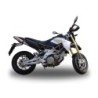 Scarico GPR Deeptone Inox per Aprilia Shiver 750 Gt dal 2007 al 2016 racing