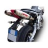 Scarico GPR Deeptone Inox per Aprilia Shiver 750 Gt dal 2007 al 2016 racing