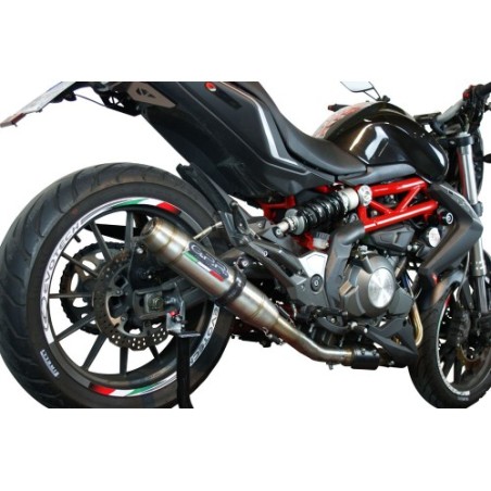 Scarico GPR Deeptone Inox per Benelli Bn 302 S dal 2015 al 2016 omologato