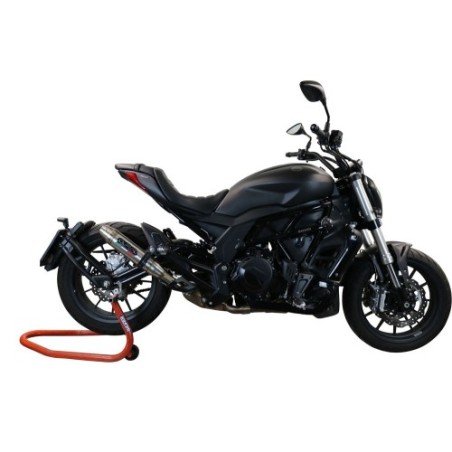 Scarico GPR Deeptone Inox per Benelli 502 C dal 2019 al 2020 omologato