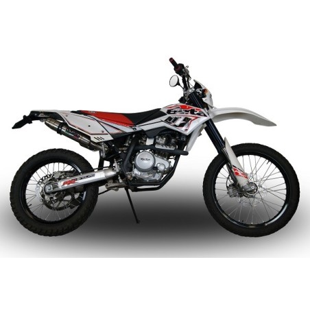 Scarico GPR Deeptone Inox per Beta RR 125 Enduro Lc 4t dal 2010 al 2018 omologato