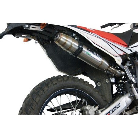 Scarico GPR Deeptone Inox per Beta RR 125 Enduro Lc 4t dal 2010 al 2018 omologato