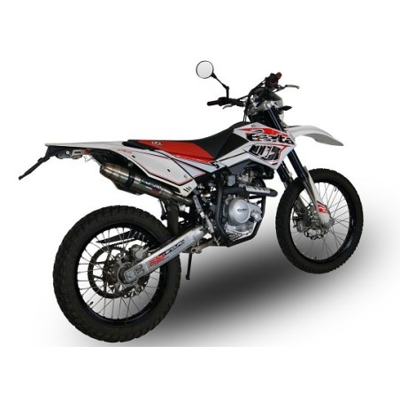 Scarico GPR Deeptone Inox per Beta RR 125 Enduro Lc 4t dal 2010 al 2018 omologato