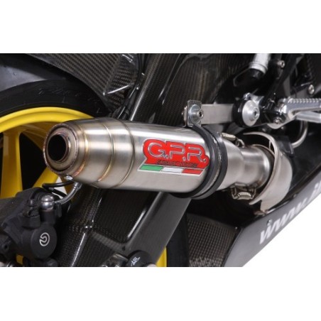 Scarico GPR Deeptone Inox per BMW S 1000 Rr dal 2009 al 2011 omologato