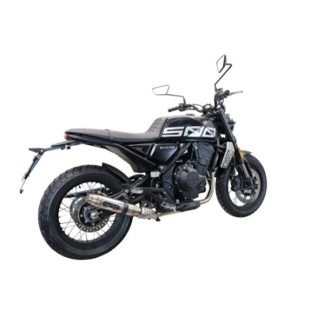 Scarico GPR Deeptone Inox per Brixton CroSsfire 500 X dal 2022 al 2023 omologato