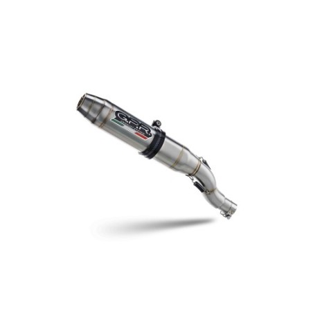 Scarico GPR Deeptone Inox per Buell Xb 12 dal 2008 al 2011 omologato