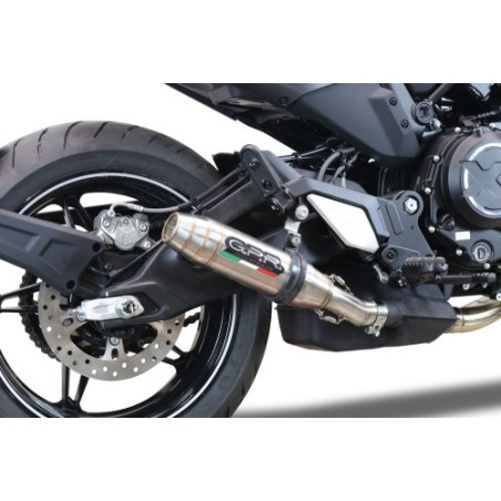 Scarico GPR Deeptone Inox per Cf Moto 700 CL-X Sport dal 2025 al 2026 omologato