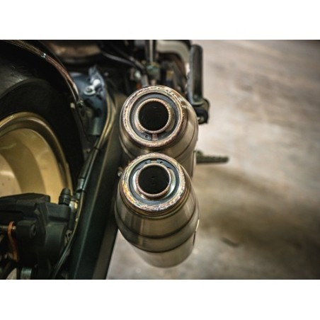Scarico GPR Deeptone Inox per Ducati Scrambler 800 dal 2017 al 2020 omologato