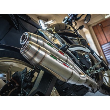Scarico GPR Deeptone Inox per Ducati Scrambler 800 dal 2017 al 2020 omologato