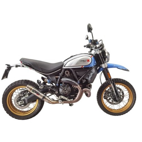 Scarico GPR Deeptone Inox per Ducati Scrambler 800 Icon -Icon Dark dal 2021 al 2022 omologato