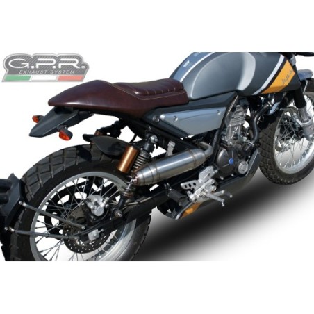 Scarico GPR Deeptone Inox per F.B. Mondial Hps 125 dal 2016 al 2018 omologato