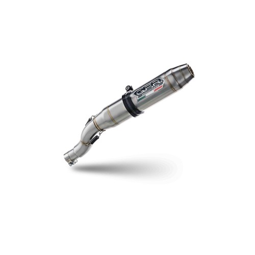 Scarico GPR Deeptone Inox per F.B. Mondial Hps 125 dal 2021 al 2023 racing
