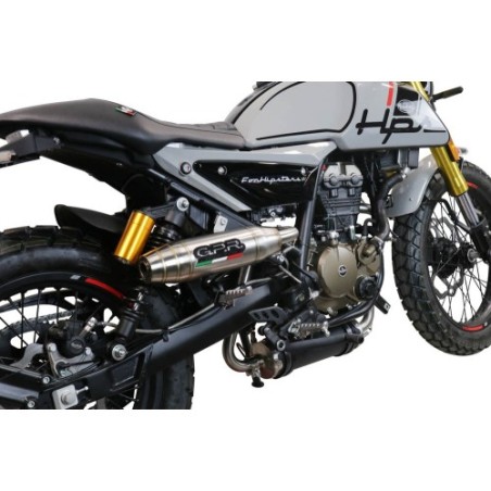 Scarico GPR Deeptone Inox per F.B. Mondial Hps 125 dal 2021 al 2023 racing