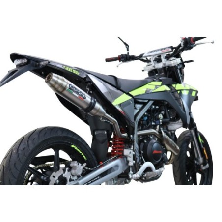Scarico GPR Deeptone Inox per Fantic Motor XEF 125 dal 2025 al 2026 racing