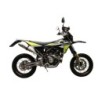 Scarico GPR Deeptone Inox per Fantic Motor XMF 125 dal 2021 al 2024 omologato