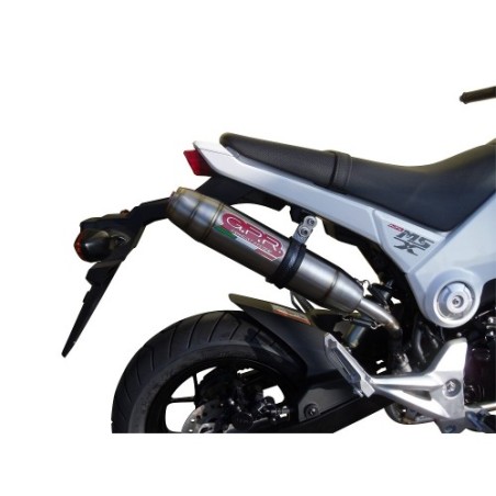 Scarico GPR Deeptone Inox per Honda Msx - Grom 125 dal 2013 al 2017 omologato