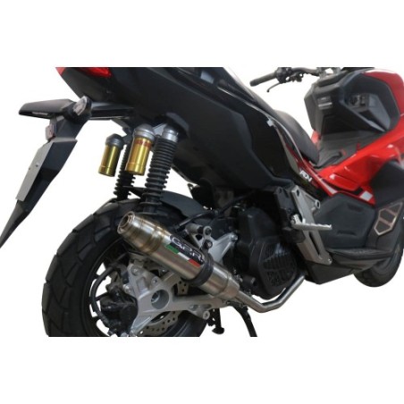 Scarico GPR Deeptone Inox per Honda X-Adv 150 dal 2020 al 2023 racing