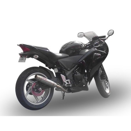 Scarico GPR Deeptone Inox per Honda Cbr 250 R dal 2010 al 2014 omologato