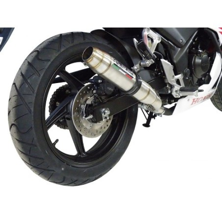 Scarico GPR Deeptone Inox per Honda Cbr 300 R dal 2014 al 2016 racing
