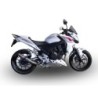 Scarico GPR Deeptone Inox per Honda Cb 400 F dal 2013 al 2015 omologato