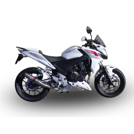 Scarico GPR Deeptone Inox per Honda Cb 500 F dal 2016 al 2018 omologato