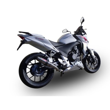 Scarico GPR Deeptone Inox per Honda Cb 500 F dal 2016 al 2018 omologato