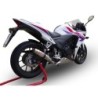 Scarico GPR Deeptone Inox per Honda Cbr 500 R dal 2012 al 2016 omologato