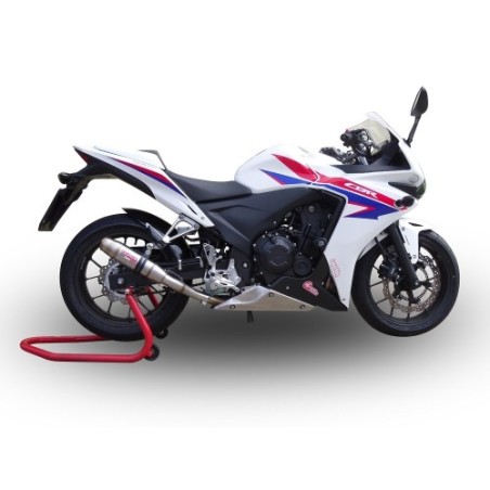 Scarico GPR Deeptone Inox per Honda Cbr 500 R dal 2024 al 2025 omologato