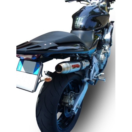 Scarico GPR Deeptone Inox per Honda Hornet Cb 600 F dal 2003 al 2006 omologato