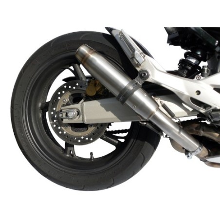 Scarico GPR Deeptone Inox per Honda Hornet Cb 600 F dal 2007 al 2014 omologato
