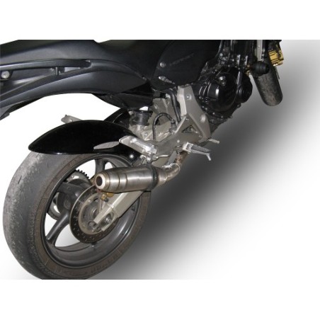 Scarico GPR Deeptone Inox per Honda Hornet Cb 600 F dal 2007 al 2014 omologato
