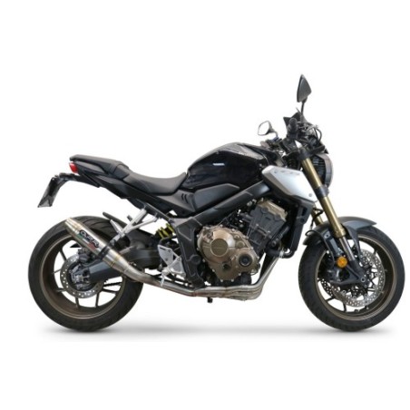 Scarico GPR Deeptone Inox per Honda Cbr 650 F dal 2014 al 2016 omologato