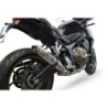 Scarico GPR Deeptone Inox per Honda Cbr 650 F dal 2014 al 2016 omologato