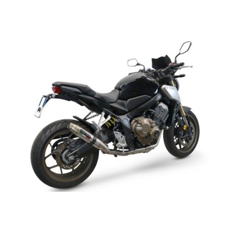 Scarico GPR Deeptone Inox per Honda Cbr 650 F dal 2017 al 2018 racing