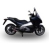 Scarico GPR Deeptone Inox per Honda Integra 700 dal 2012 al 2013 omologato