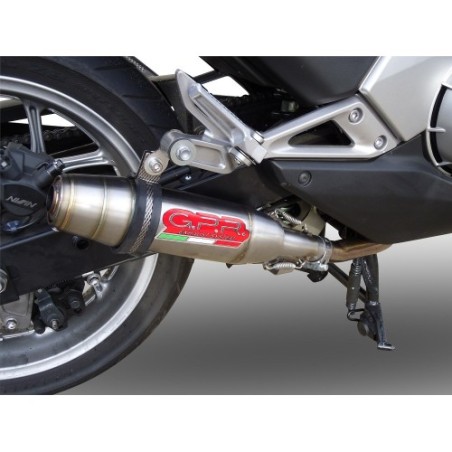 Scarico GPR Deeptone Inox per Honda Integra 700 dal 2012 al 2013 omologato