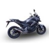 Scarico GPR Deeptone Inox per Honda Nc 750 X - S Dct dal 2017 al 2020 omologato