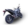 Scarico GPR Deeptone Inox per Honda Nc 750 X - S Dct dal 2017 al 2020 omologato