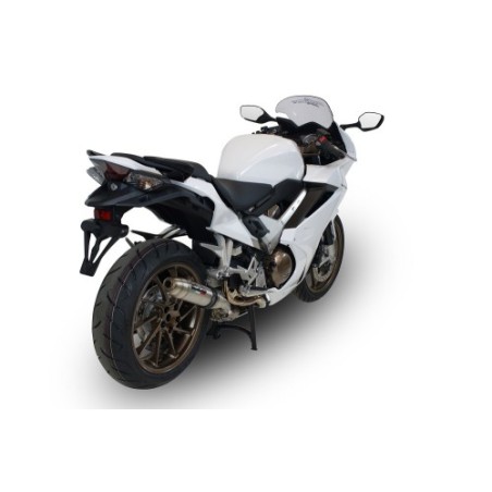 Scarico GPR Deeptone Inox per Honda Vfr 800 F dal 2014 al 2016 omologato